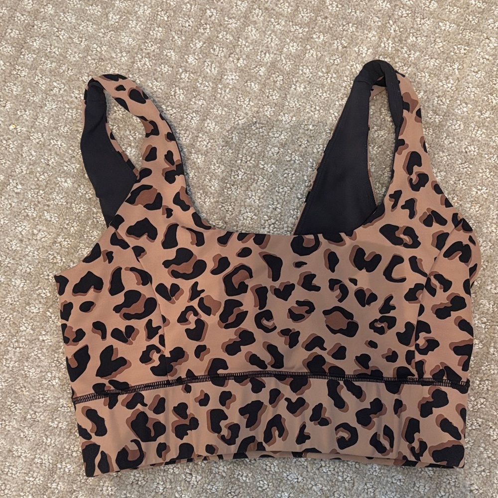 Leopard Print Women's Bra